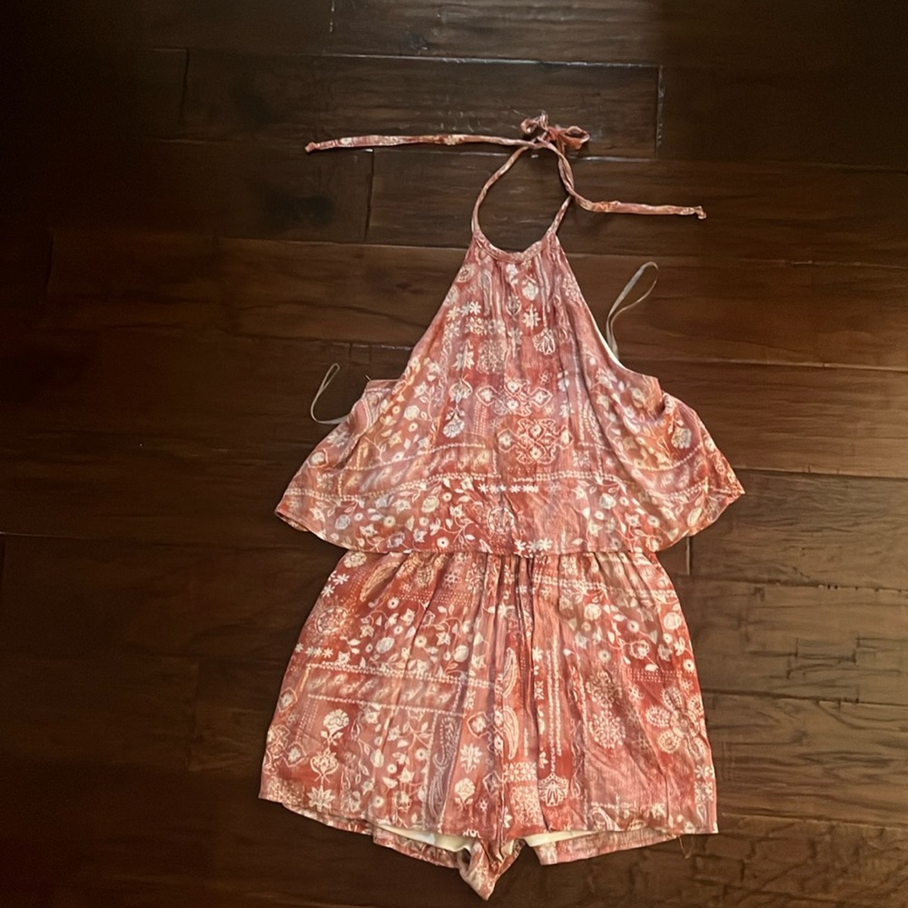 American Eagle Tiered Romper